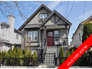 Mount Pleasant 1/2 Duplex for sale: 4 bedroom 1,276 sq.ft. (Listed 2012-04-10)